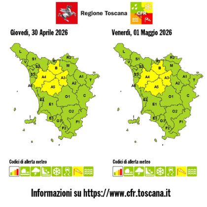 Proroga allerta meteo gialla per vento