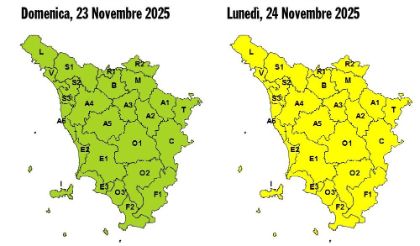 Lunedì 24 nuova allerta meteo a partire da questa notte