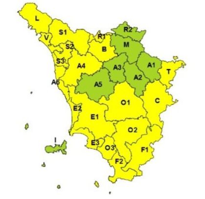 Prorogata l'allerta meteo in corso