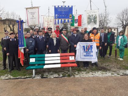  Inaugurazione panchina tricolore a Castelfranco di Sotto
