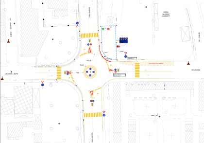 Arriva la nuova rotatoria all'incrocio tra via Usciana,viale Euro e via Don Botti