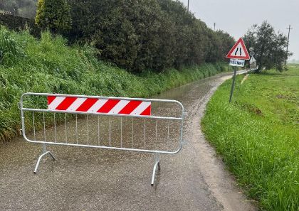 Chiusa via Piedimonte dall'incrocio con via Usciana per allagamenti