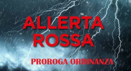 Proroga ordinanza allerta meteo