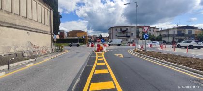 Finiti i lavori in via Usciana, la strada riapre a doppio senso di marcia Finiti i lavori in via Usciana, la strada riapre a doppio senso di marcia