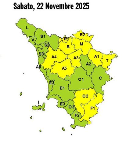 allerta meteo 22 novembre