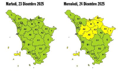allerta meteo 24 dicembre 2025