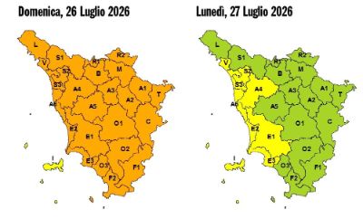 allerta meteo 27 luglio 2026