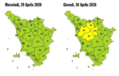 allerta meteo 29 aprile 2026