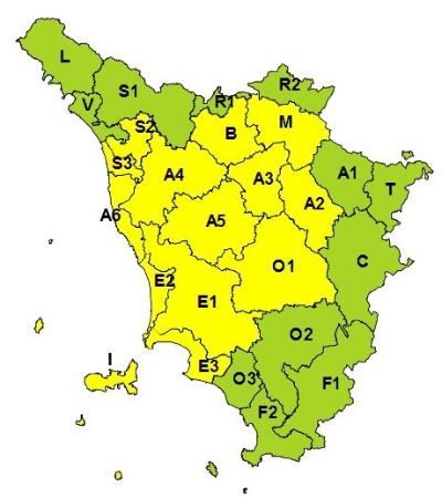 ALLERTA METEO 3 AGO 25