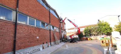 lavori gronde e scossaline scuola guerrazzi