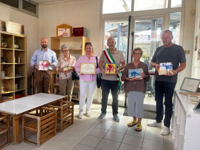donazione daniela buti in foto arianna e davide, salvadori , mini, sgueo, derna buti