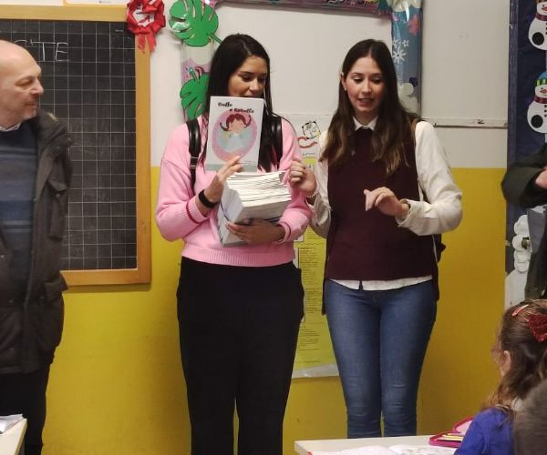 Un libro che racconta l'avventura di fantasia di una piccola castelfranchese