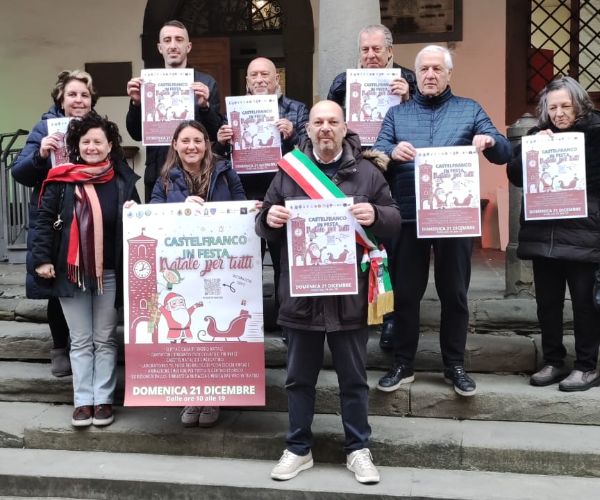 Domenica 21 dicembre “Castelfranco in festa, Natale per tutti” anima il centro cittadino