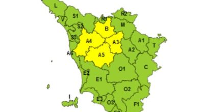 allerta gialla per vento giovedì 19 marzo 2026