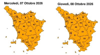 allerta meteo 7 e 8 ottobre 2026