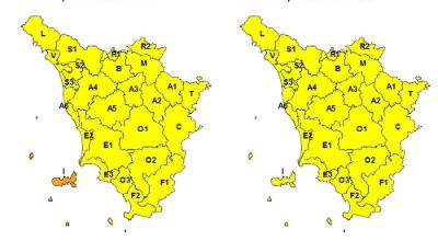 allerta meteo martedì 20-mercoledi 21 ottobre 2026