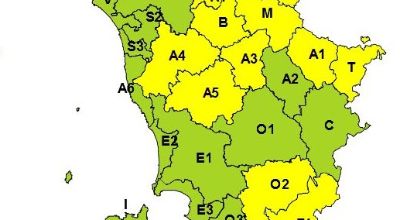 allerta meteo 22 novembre
