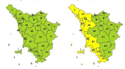 allerta meteo lunedì 1 dicembre 2025