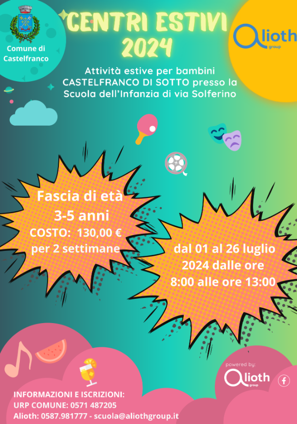 CAMPI ESTIVI Castelfranco di sotto