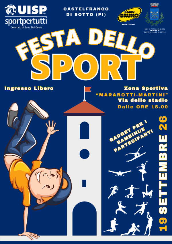 LOCANDINA 2026 - Festa dello Sport - Castelfranco di Sotto - UFFICIALE